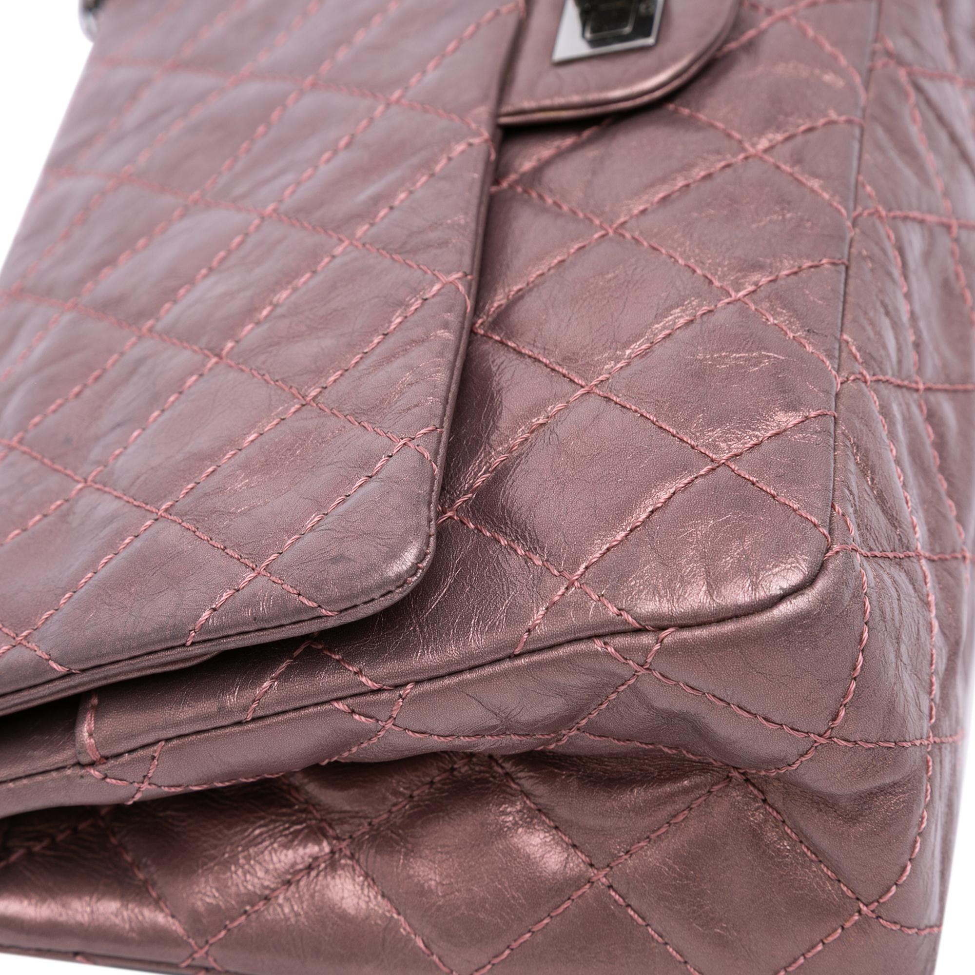 Chanel Reissue 2.55 Aged Metallic Calfskin Double Flap 226