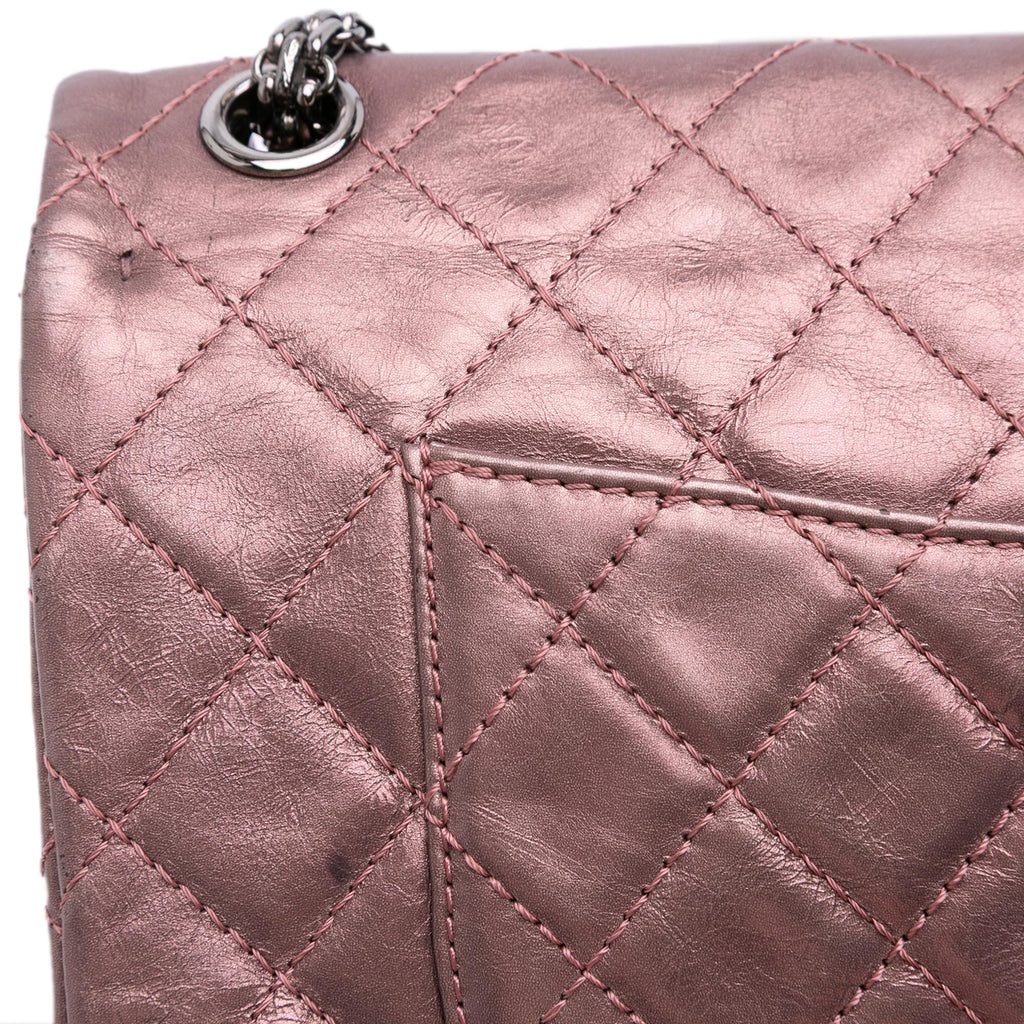 Chanel Reissue 2.55 Aged Metallic Calfskin Double Flap 226