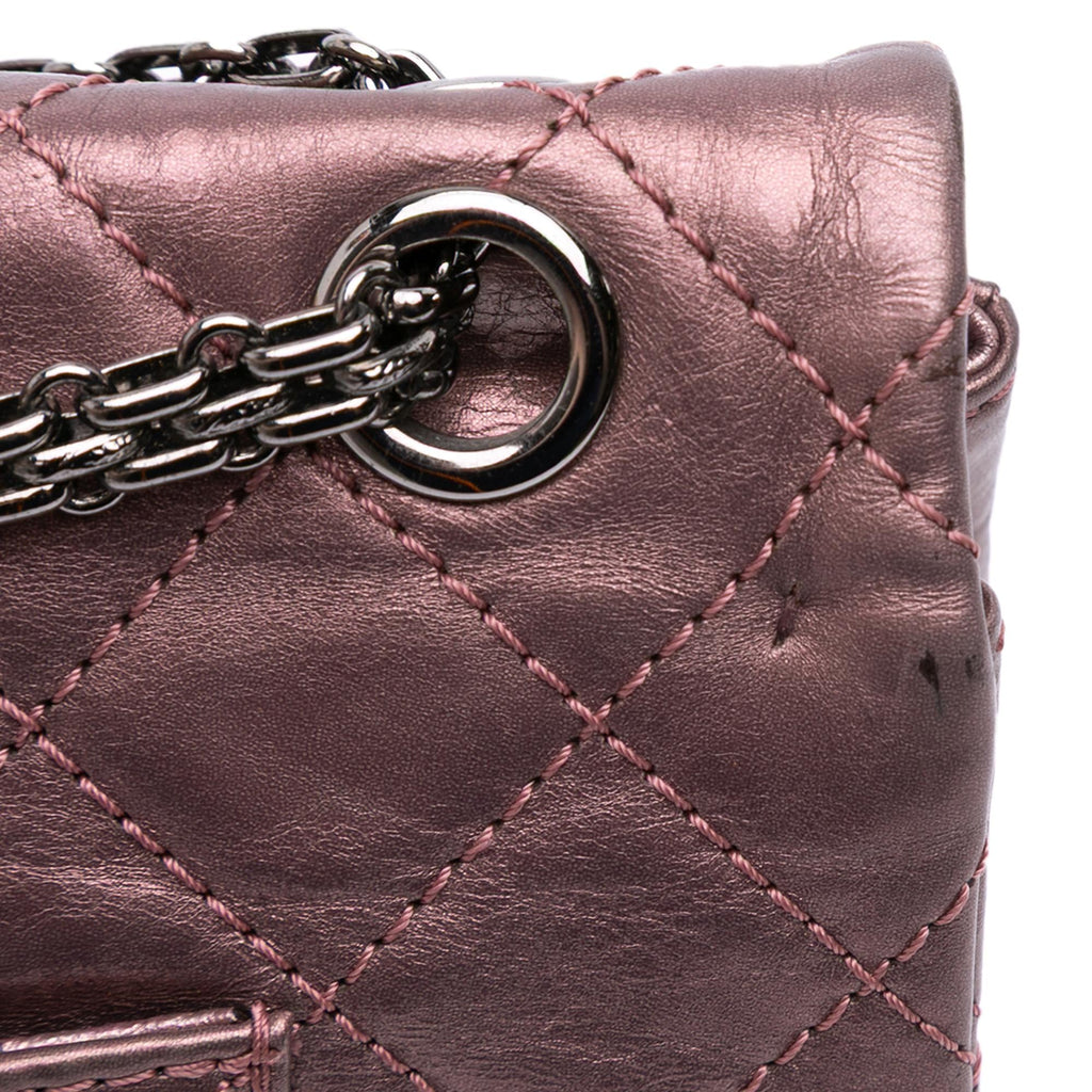 Chanel Reissue 2.55 Aged Metallic Calfskin Double Flap 226