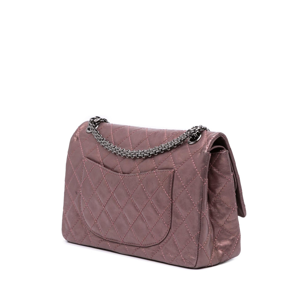 Chanel Reissue 2.55 Aged Metallic Calfskin Double Flap 226
