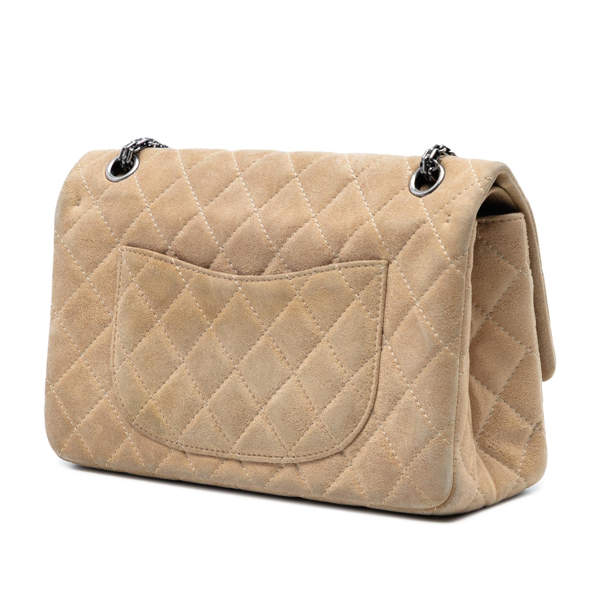 Chanel Reissue 2.55 Aged Metallic Calfskin Double Flap 227