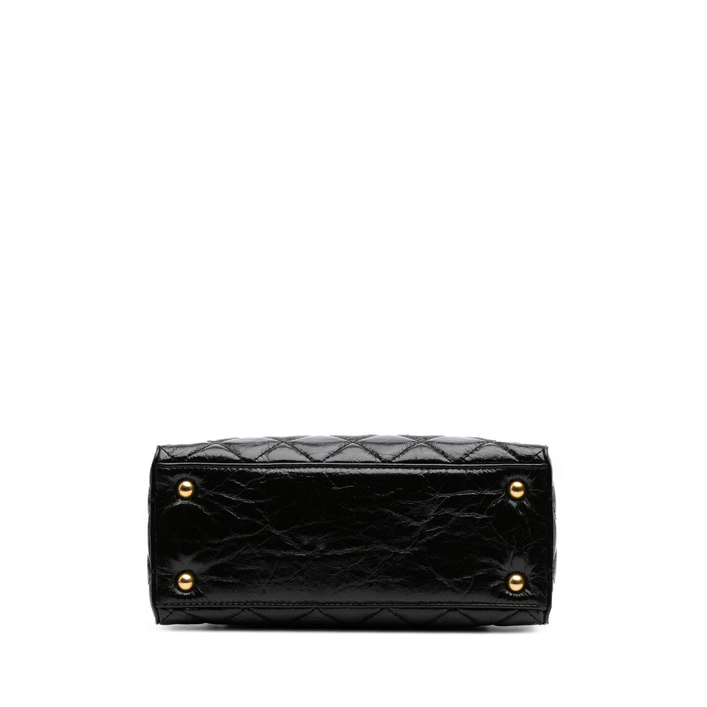 Chanel Reissue 2.55 Glazed Crackled Calfskin Shopping Bag