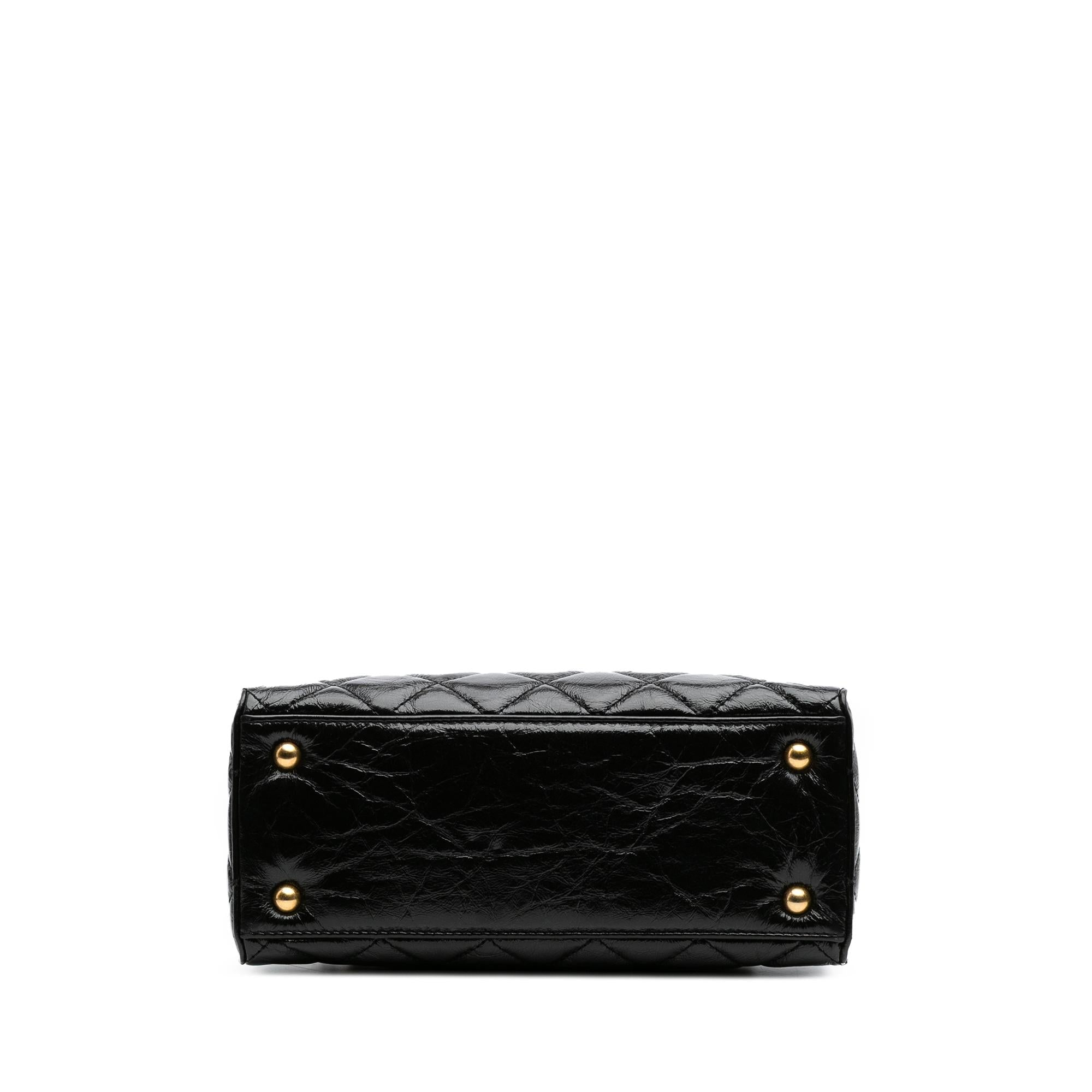 Chanel Reissue 2.55 Glazed Crackled Calfskin Shopping Bag