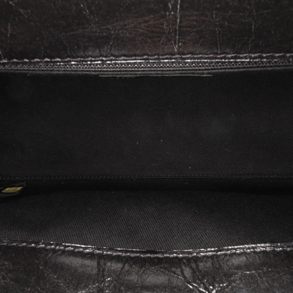 Chanel Reissue 2.55 Glazed Crackled Calfskin Shopping Bag