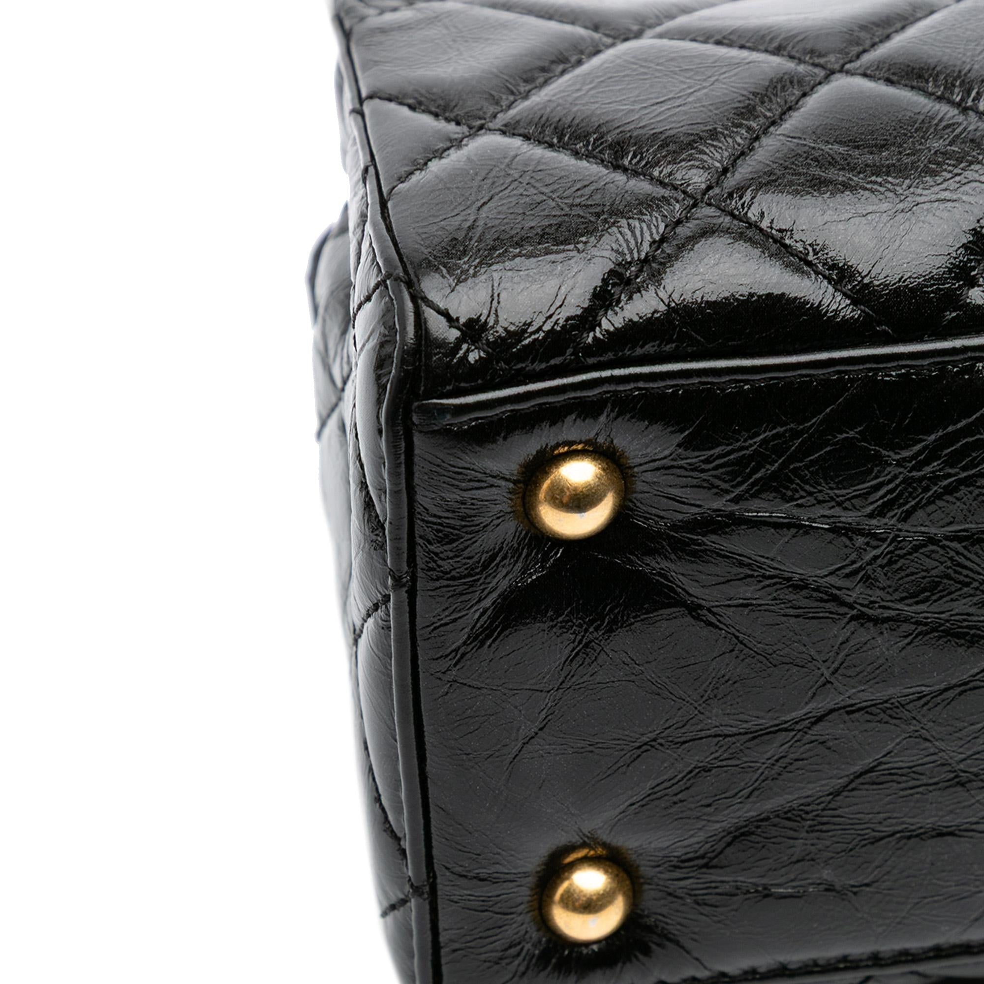 Chanel Reissue 2.55 Glazed Crackled Calfskin Shopping Bag