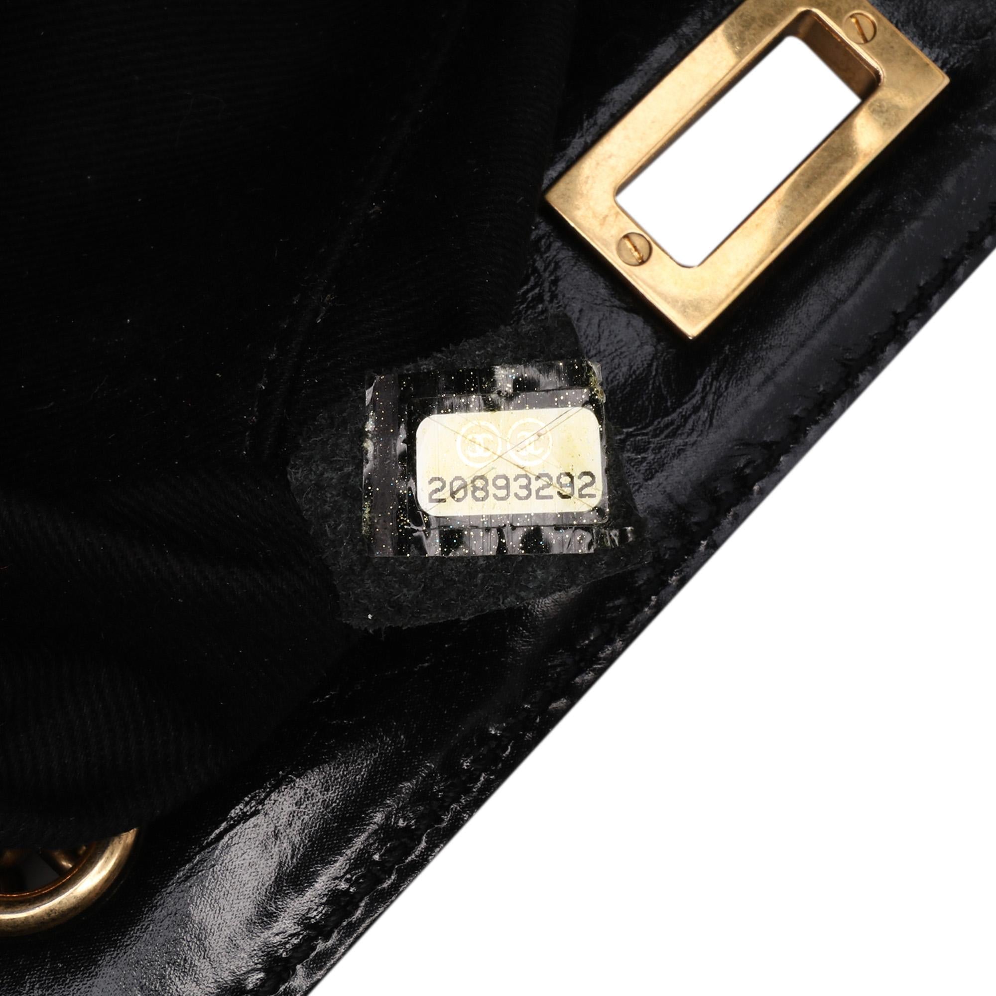 Chanel Reissue 2.55 Glazed Crackled Calfskin Shopping Bag
