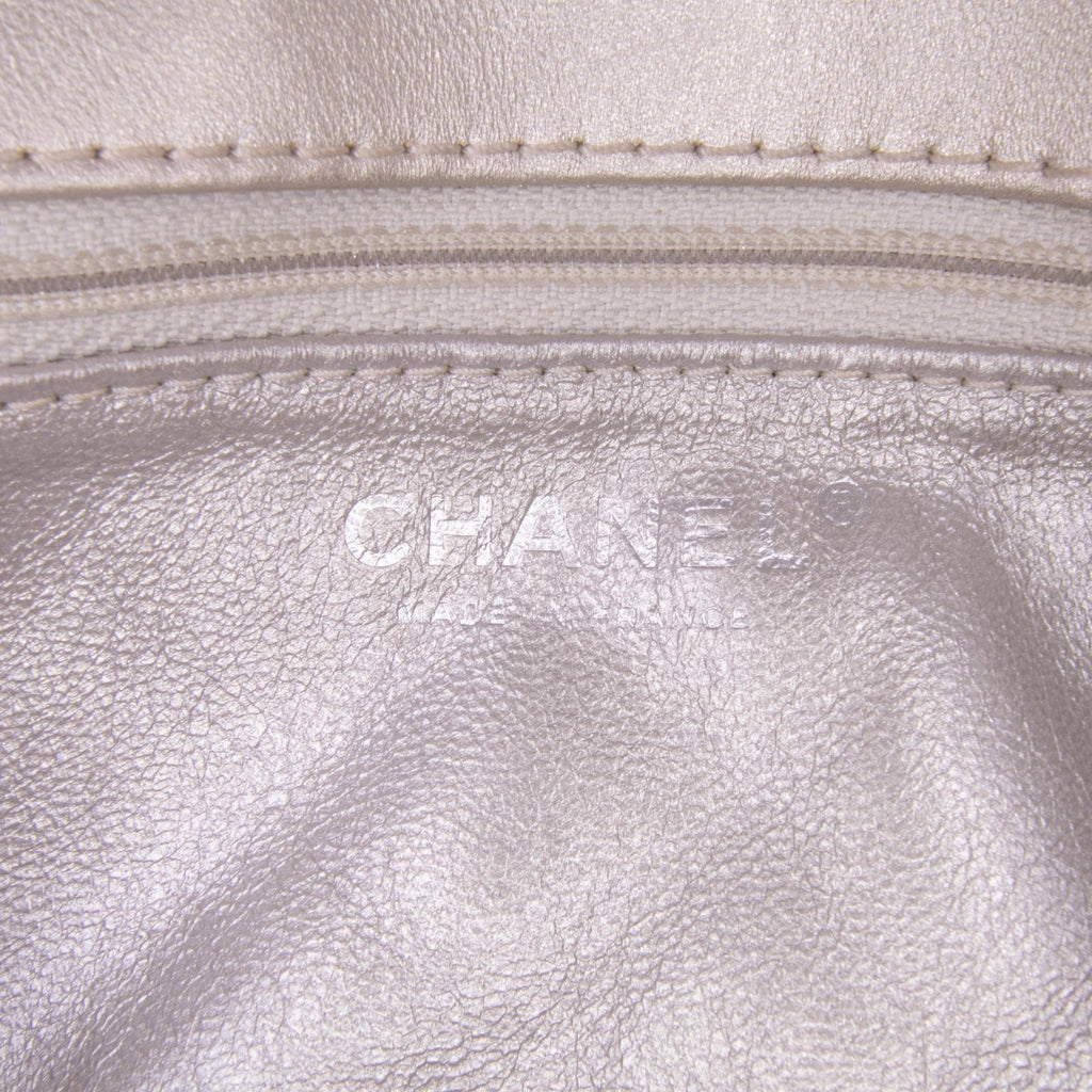 Chanel Reissue 2.55 Metallic Lambskin Clutch With Chain