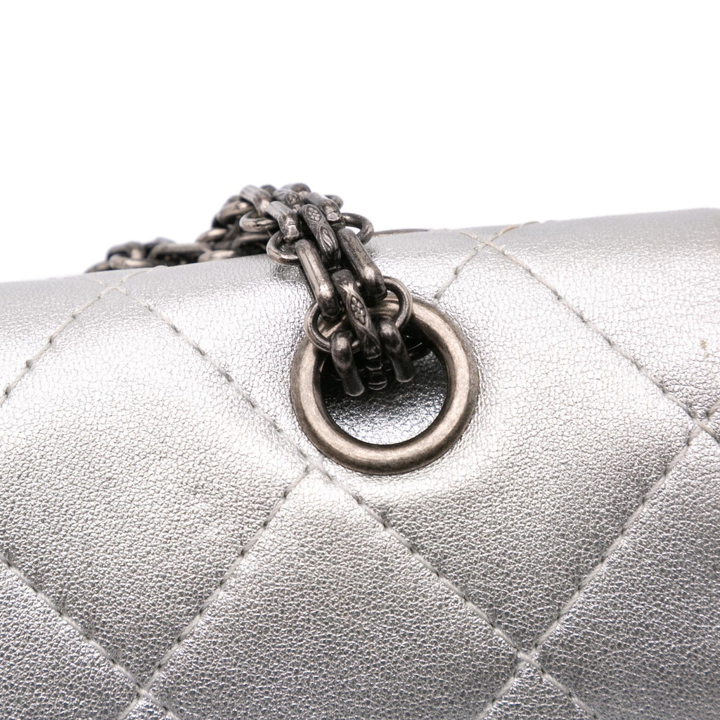 Chanel Reissue 2.55 Metallic Lambskin Double Flap 227