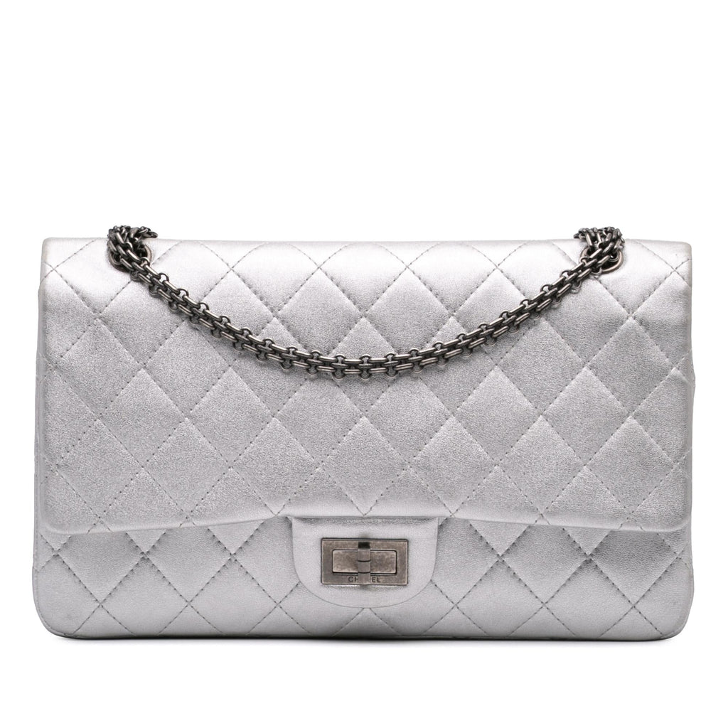 Chanel Reissue 2.55 Metallic Lambskin Double Flap 227