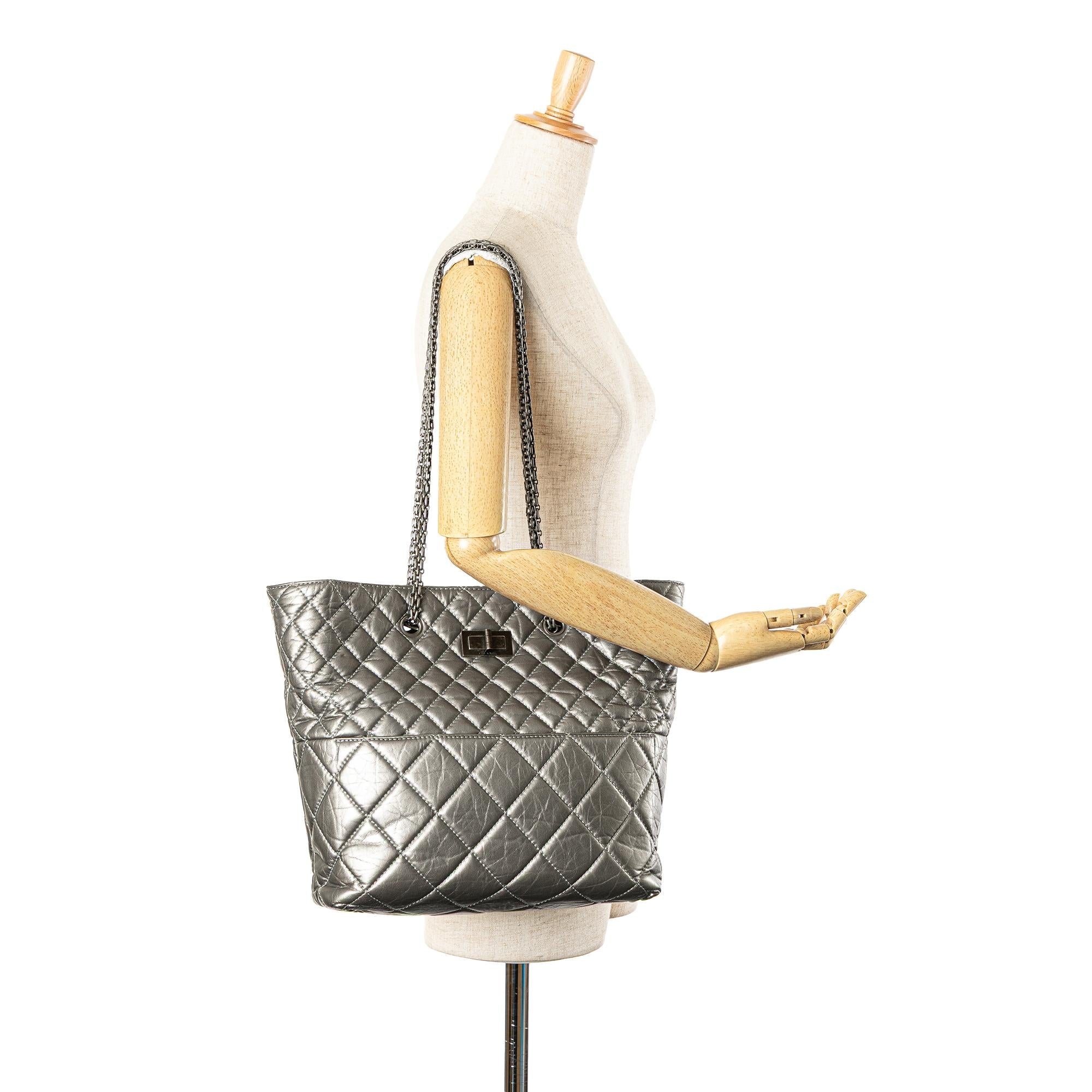 Chanel Reissue 2.55 Quilted Aged Calfskin Tote