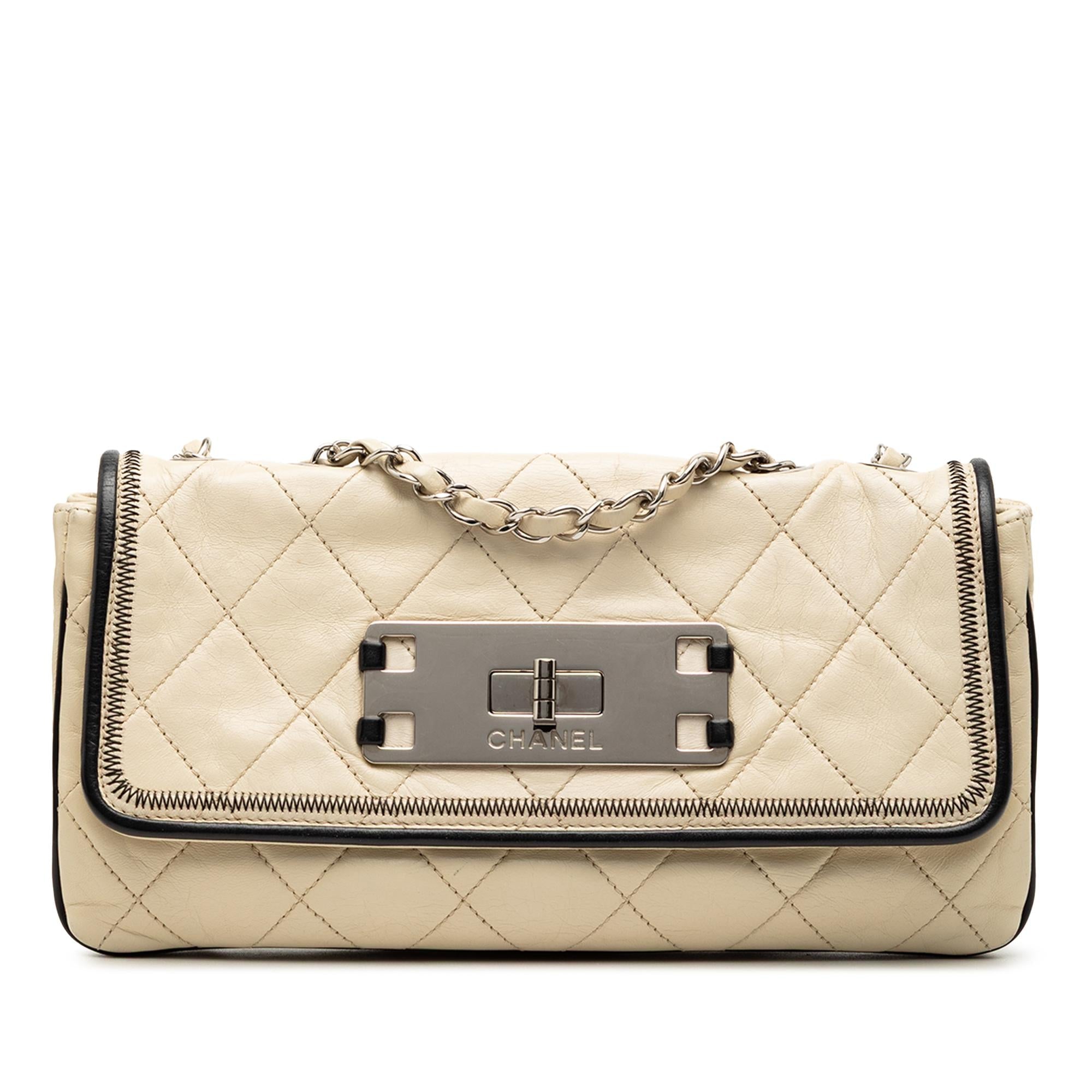 Chanel Reissue 2.55 Quilted Aged Lambskin East/West Flap
