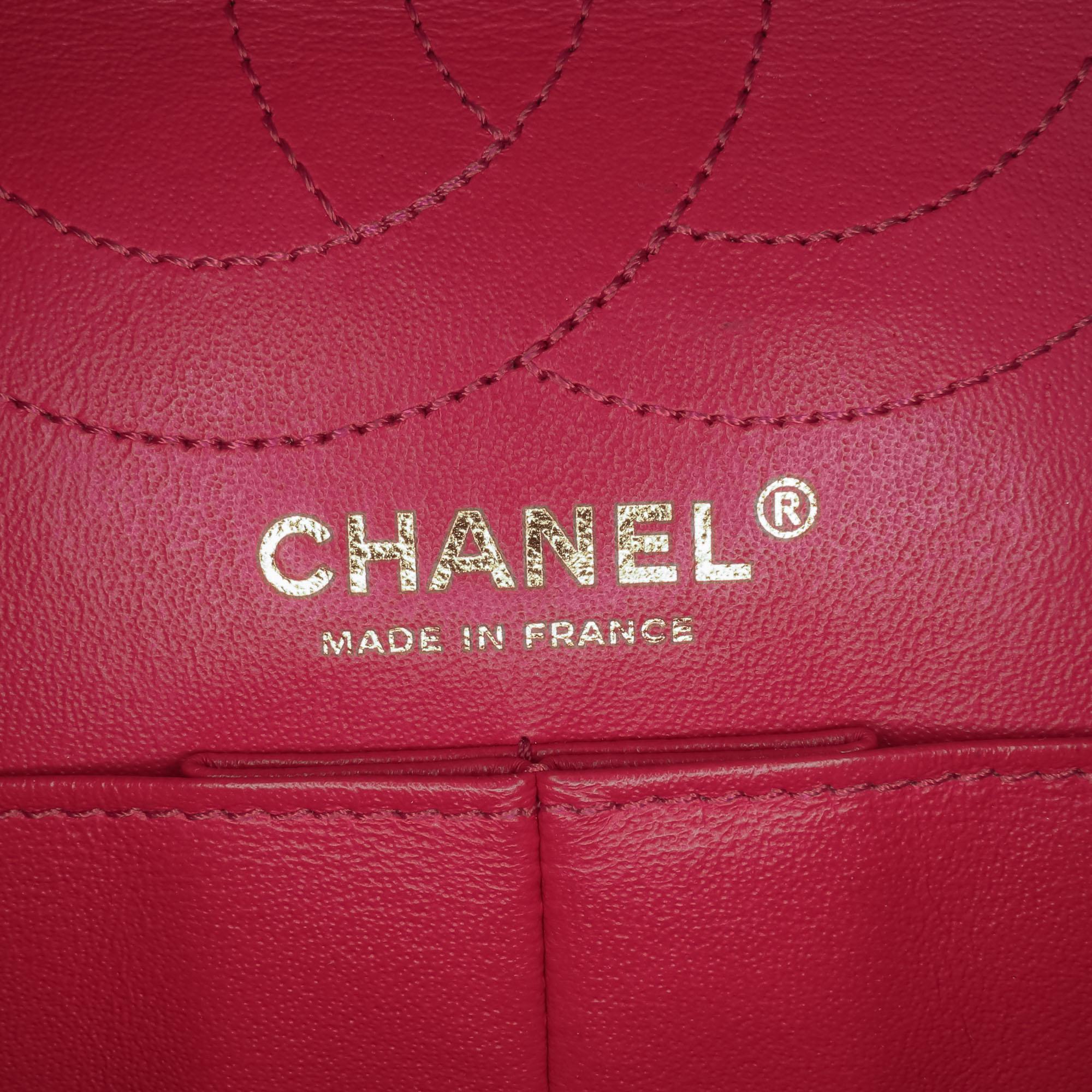 Chanel Reissue 2.55 Quilted Caviar Double Flap 226