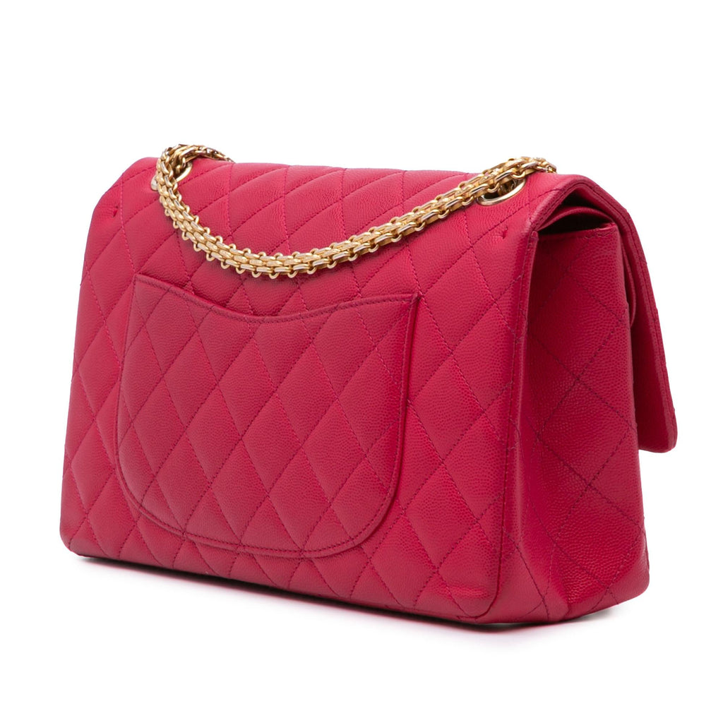 Chanel Reissue 2.55 Quilted Caviar Double Flap 226
