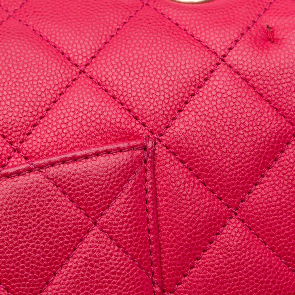 Chanel Reissue 2.55 Quilted Caviar Double Flap 226