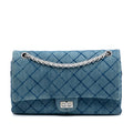 Chanel Reissue 2.55 Quilted Denim Double Flap 226