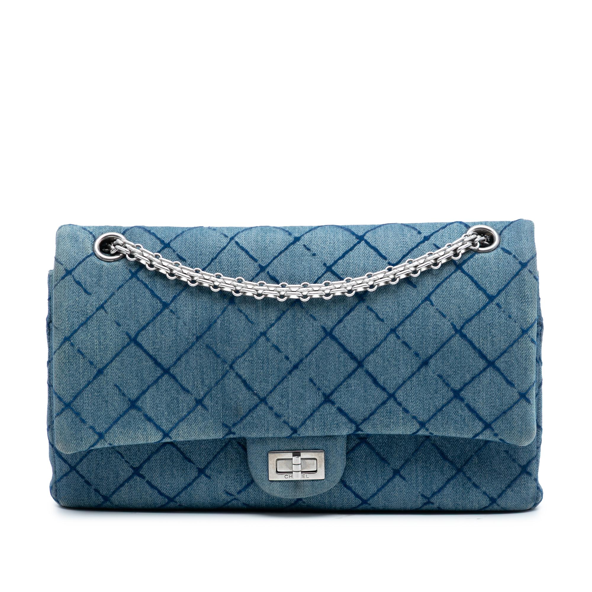 Chanel Reissue 2.55 Quilted Denim Double Flap 226