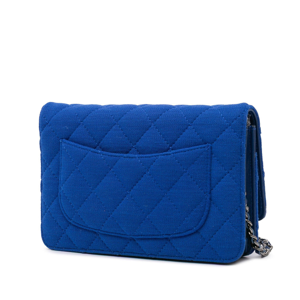 Chanel Reissue 2.55 Quilted Jersey Wallet On Chain