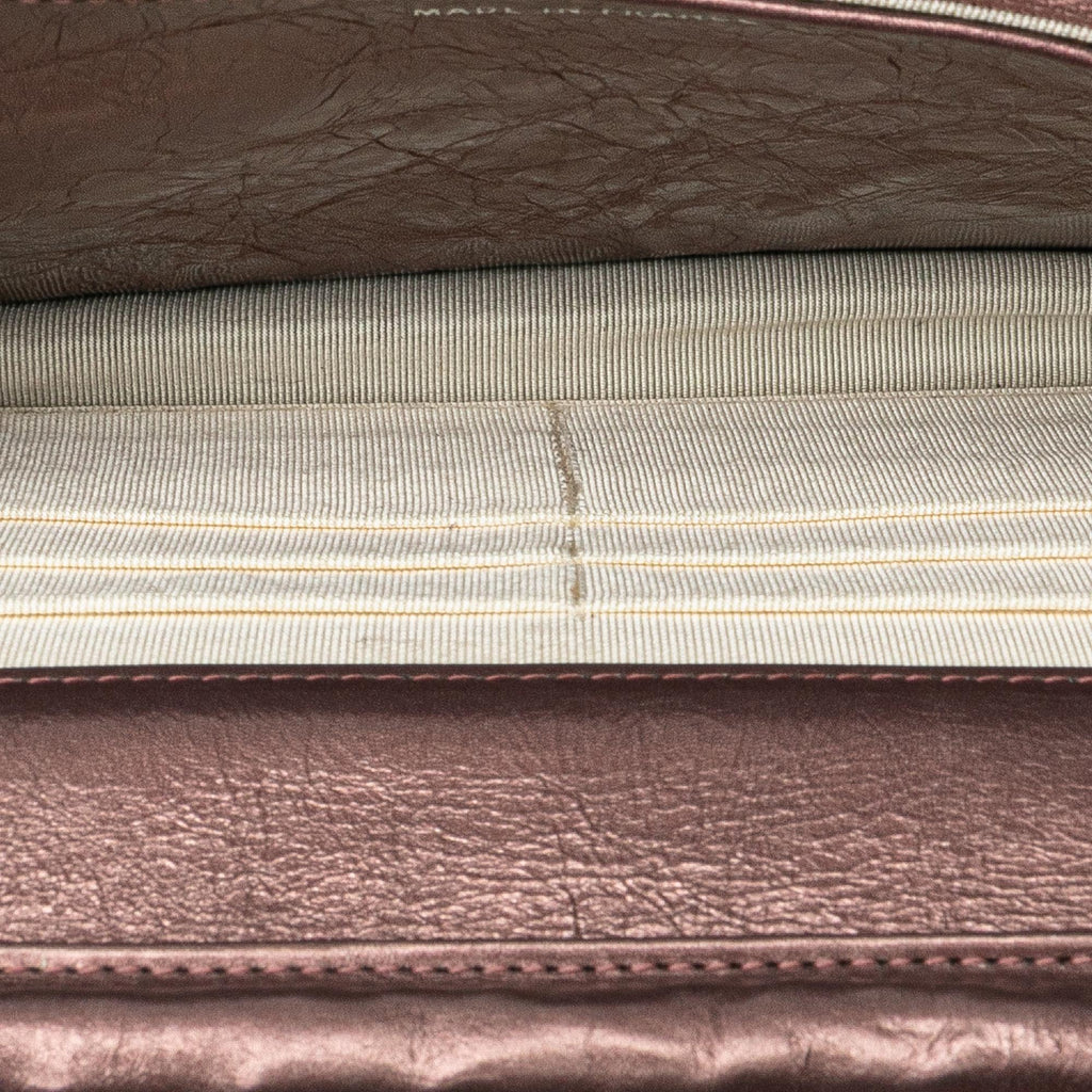 Chanel Reissue 2.55 Quilted Metallic Aged Calfskin Wallet on Chain