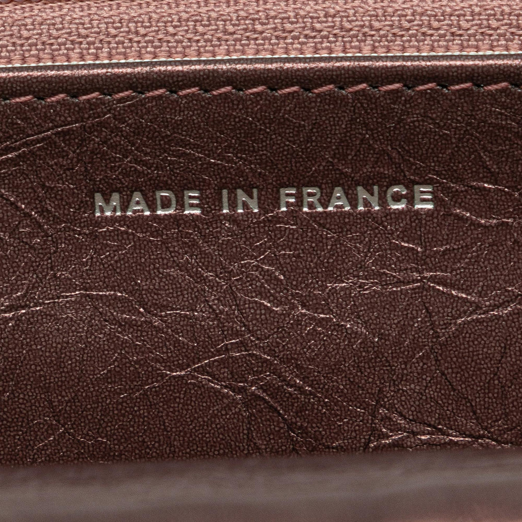 Chanel Reissue 2.55 Quilted Metallic Aged Calfskin Wallet on Chain
