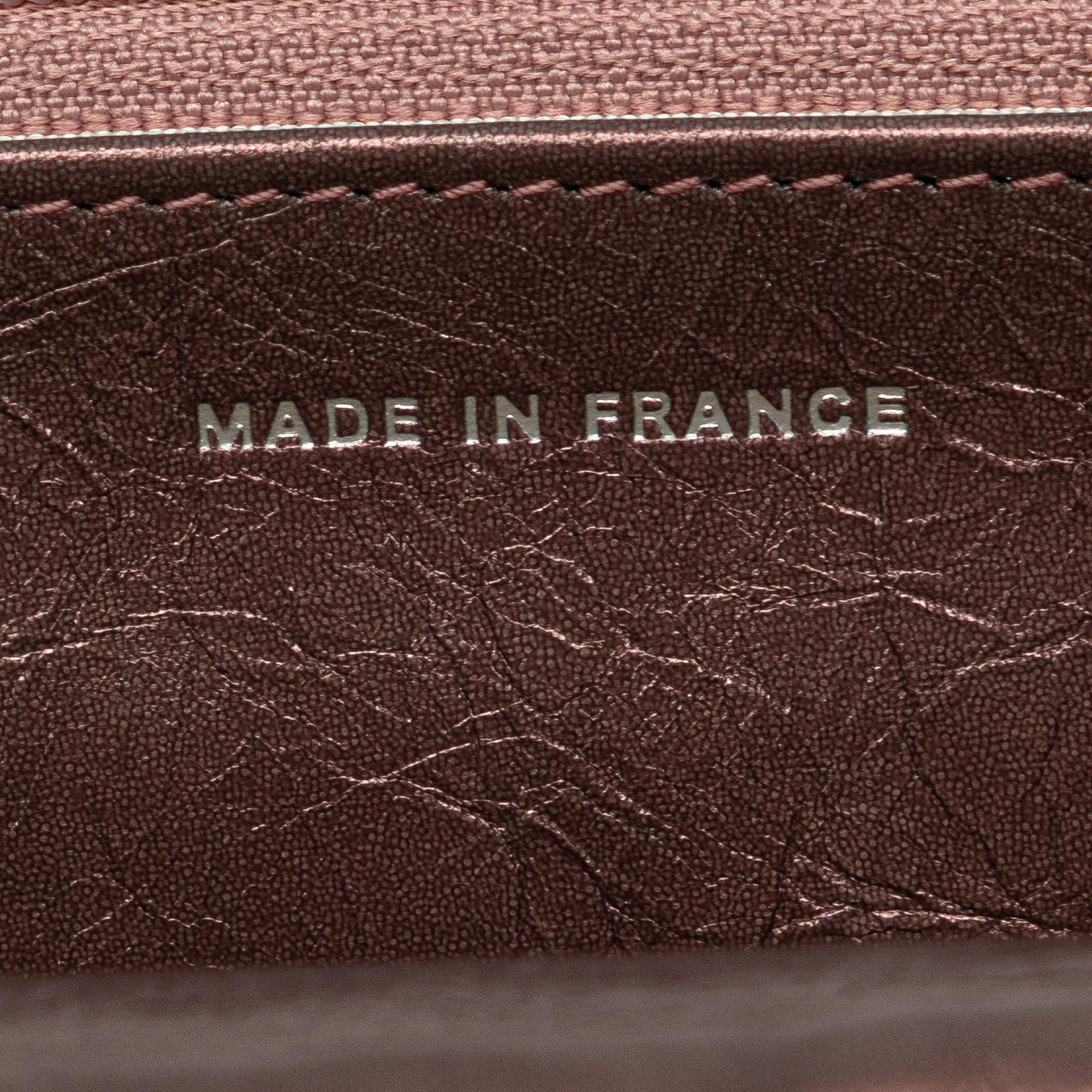 Chanel Reissue 2.55 Quilted Metallic Aged Calfskin Wallet on Chain