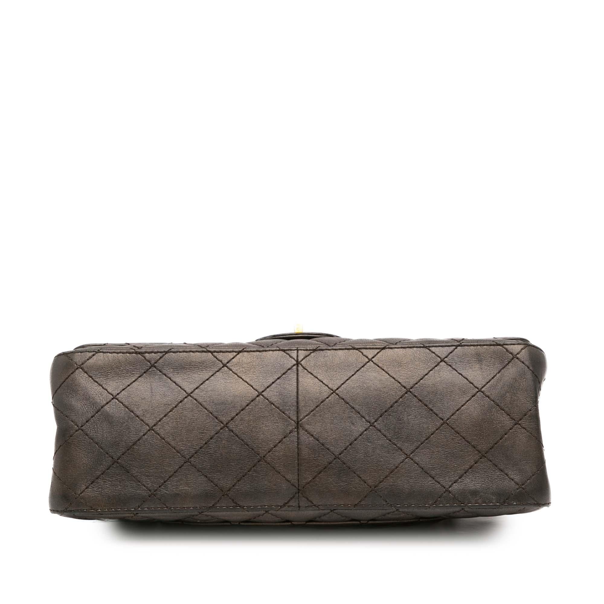 Chanel Reissue 2.55 Quilted Metallic Lambskin Double Flap 226