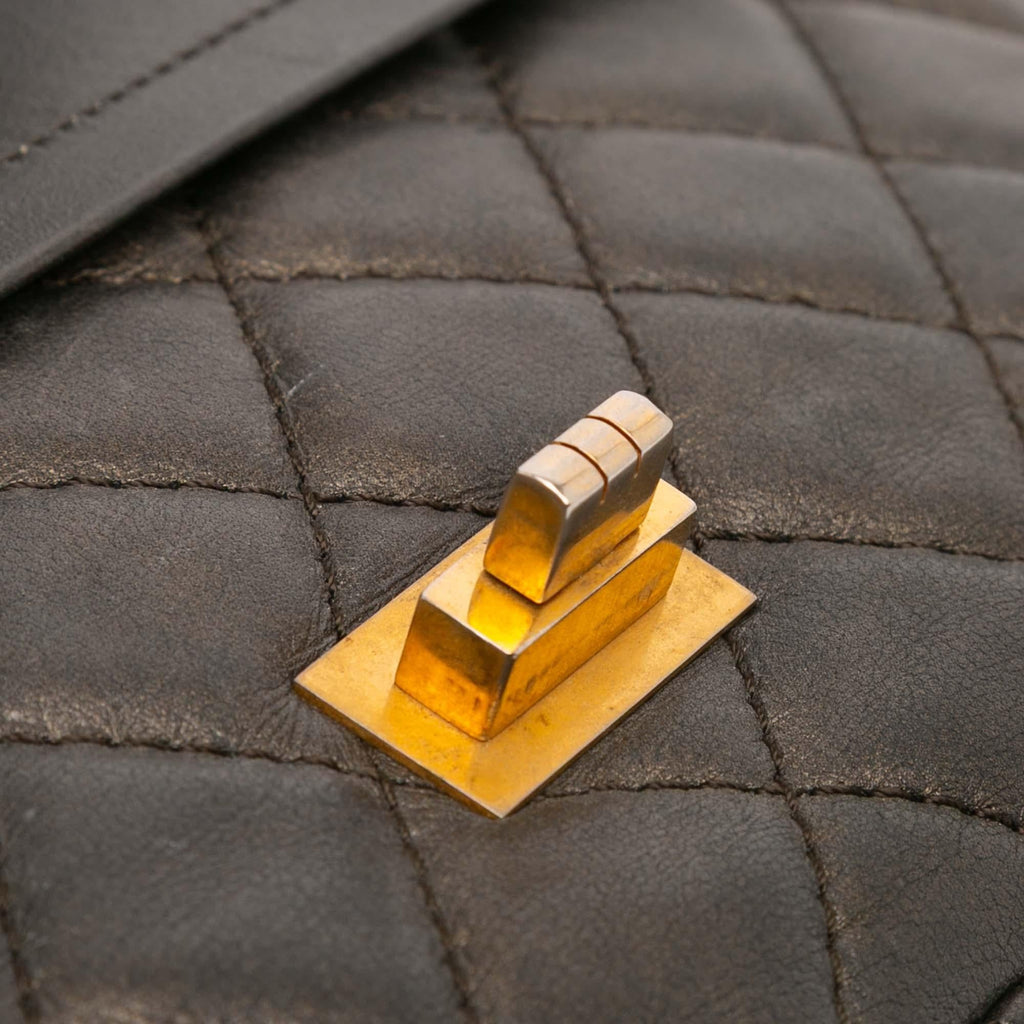 Chanel Reissue 2.55 Quilted Metallic Lambskin Double Flap 226