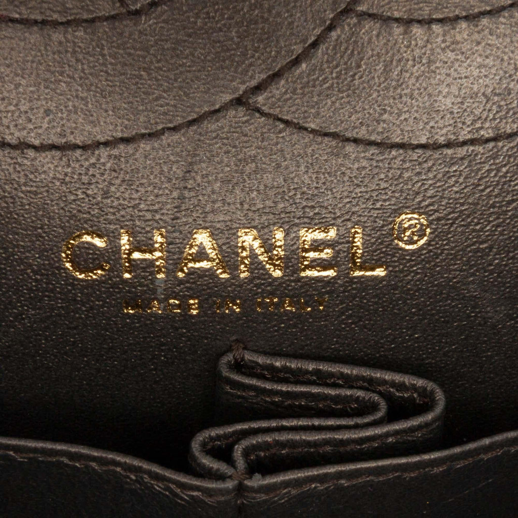Chanel Reissue 2.55 Quilted Metallic Lambskin Double Flap 226