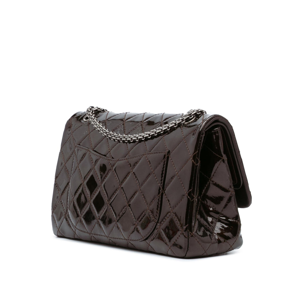 Chanel Reissue 2.55 Quilted Patent Double Flap 227