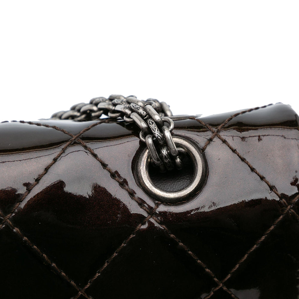 Chanel Reissue 2.55 Quilted Patent Double Flap 227