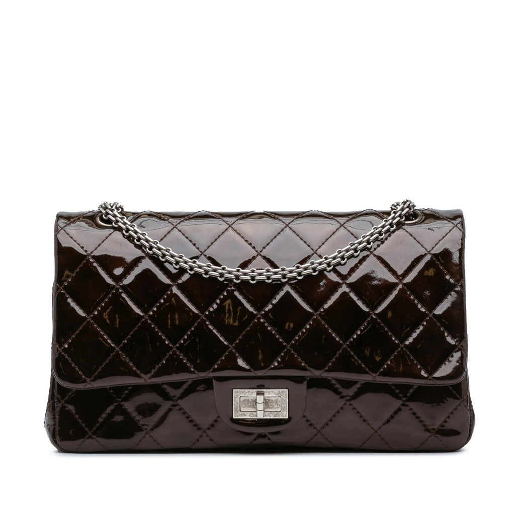 Chanel Reissue 2.55 Quilted Patent Double Flap 227