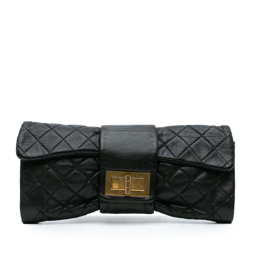 Chanel Reissue 2.55 Quilted Sheepskin Mademoiselle Flap Clutch