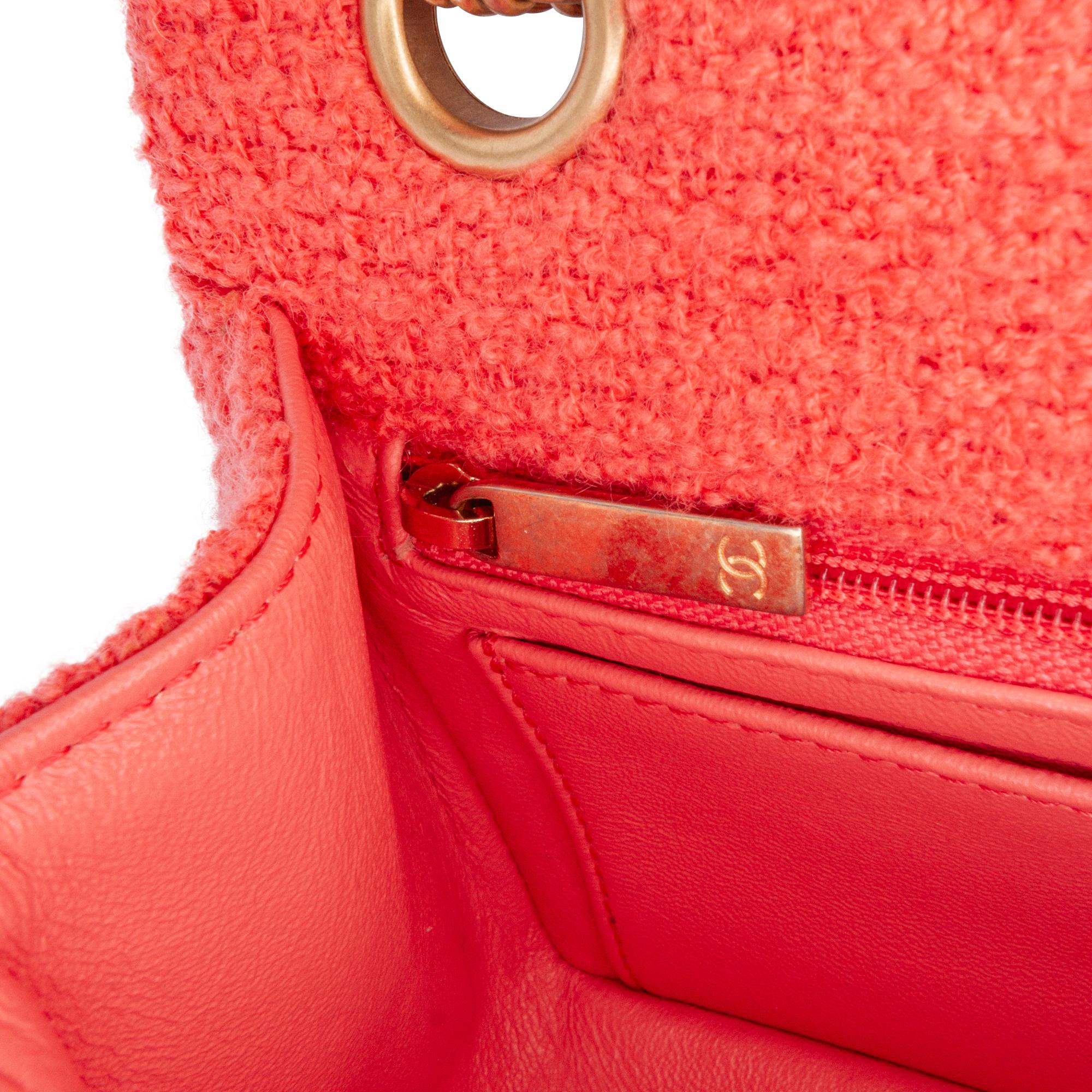 Chanel Reissue 2.55 Quilted Tweed Single Flap 224