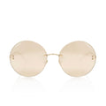 Chanel Rimless Round Sunglasses