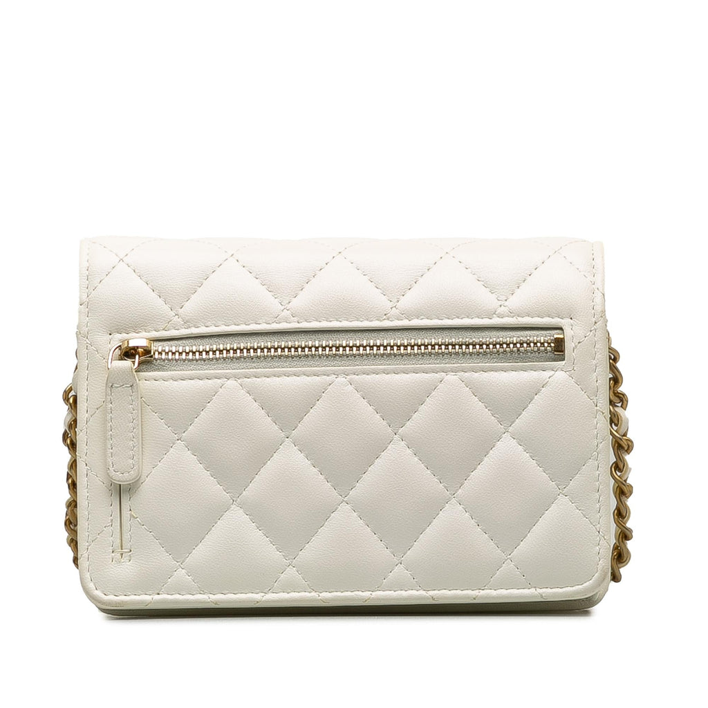 Chanel Romance Lambskin Wallet On Chain (SHG-2KqIZG)