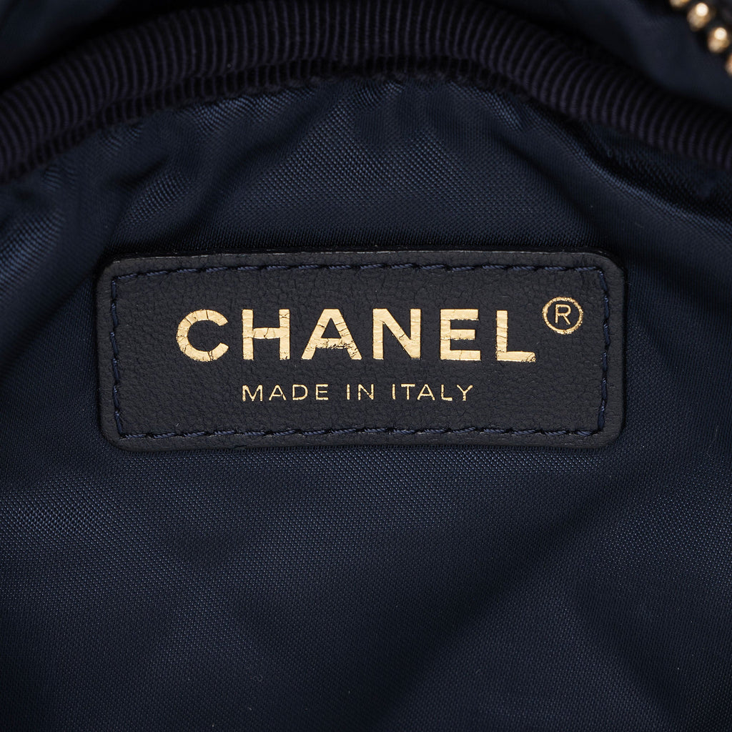 Chanel Satin Crystal Paris-Hamburg Small Camera Bag