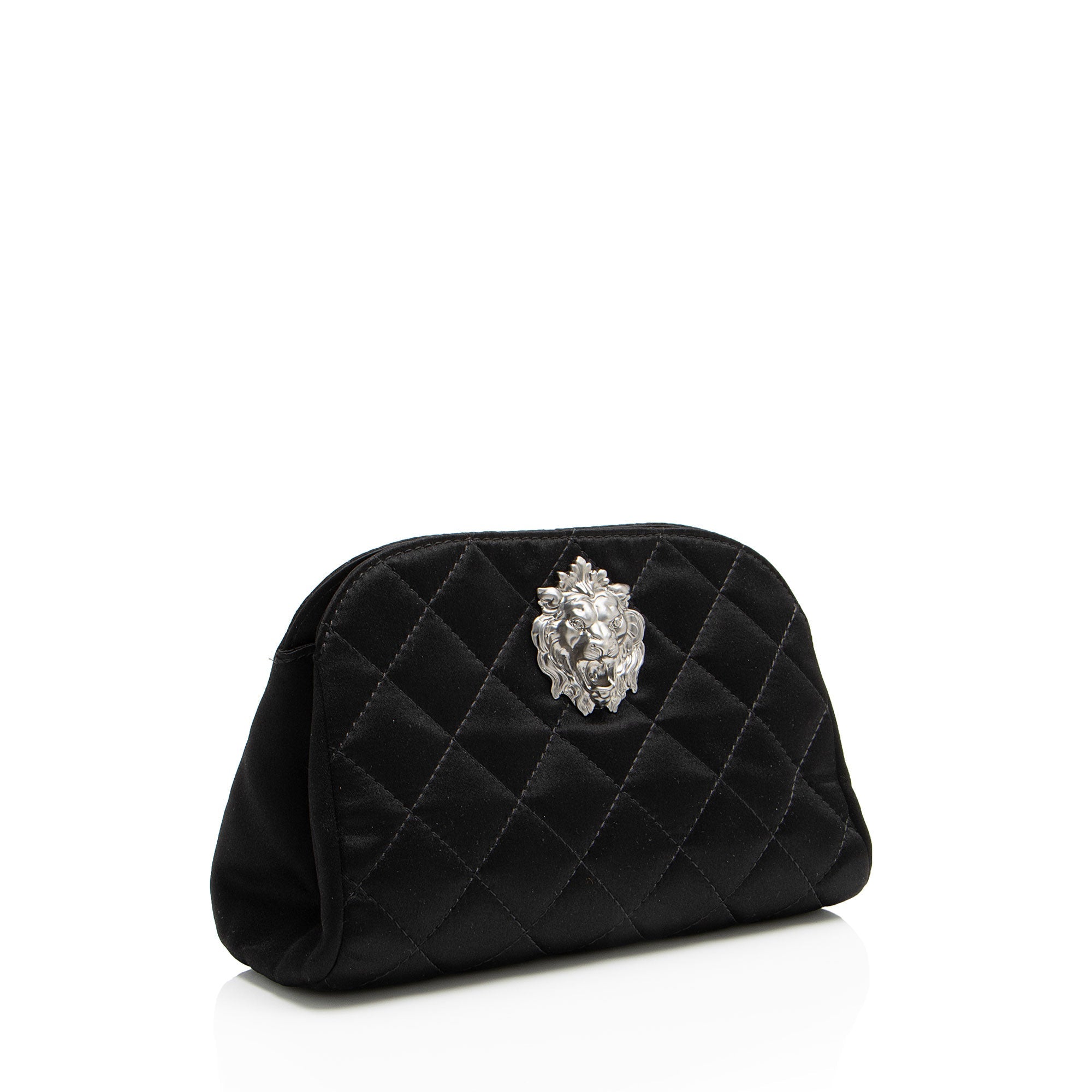 Chanel Satin Leo Lion Clutch
