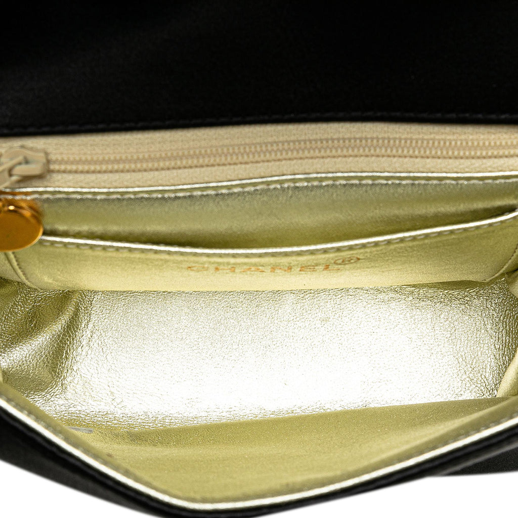 Chanel Satin Sequin Camellia Crossbody
