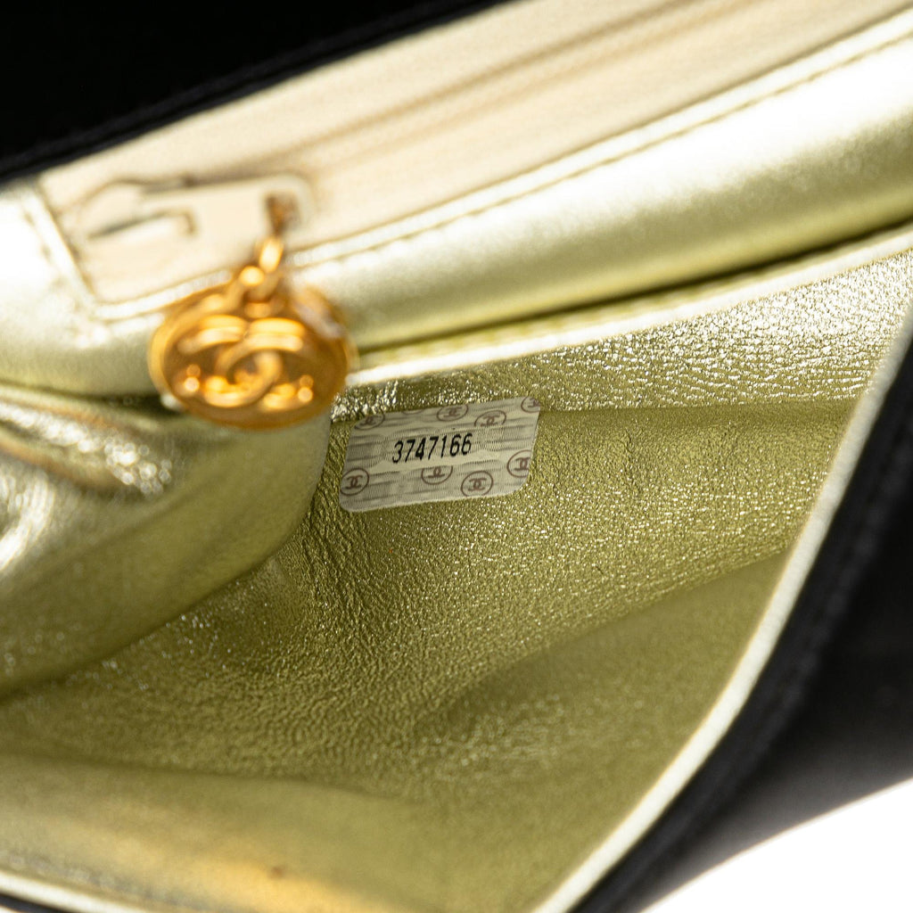 Chanel Satin Sequin Camellia Crossbody