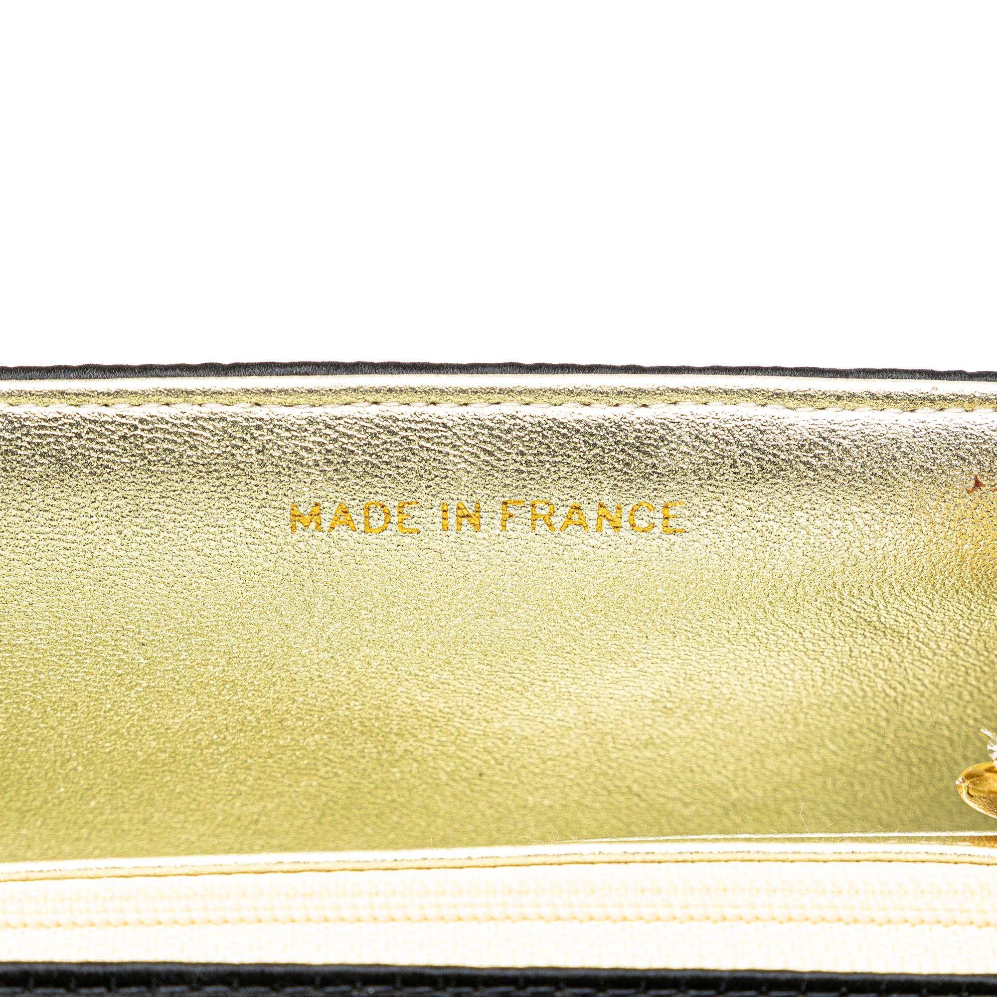 Chanel Satin Sequin Camellia Crossbody