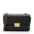 Chanel Scallop Quilted Lambskin Pagoda Medium Flap Bag (SHF-O5XtnL)