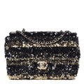 CHANEL Sequin Classic Mini Flap Bag