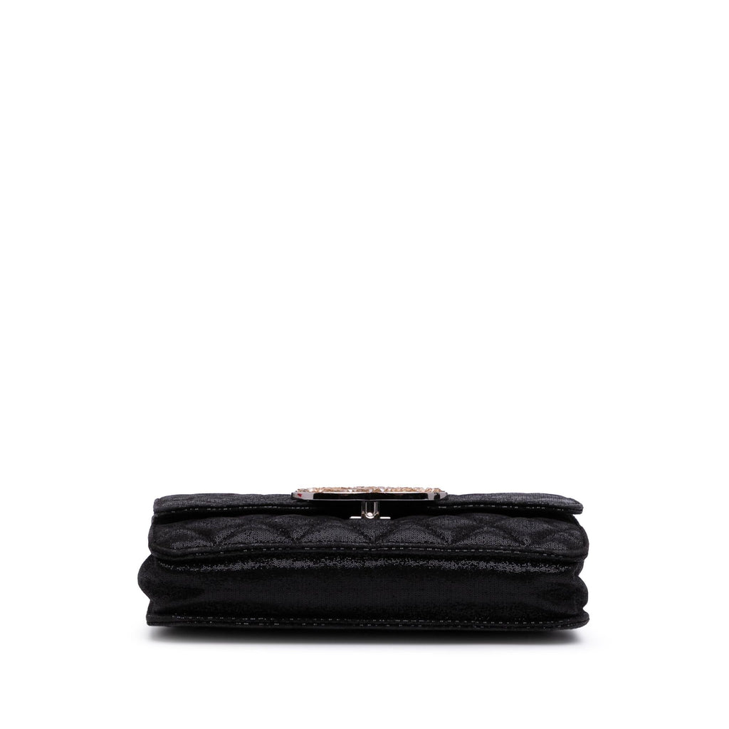 Chanel Sequined Goatskin CC Crystal Wallet On Chain