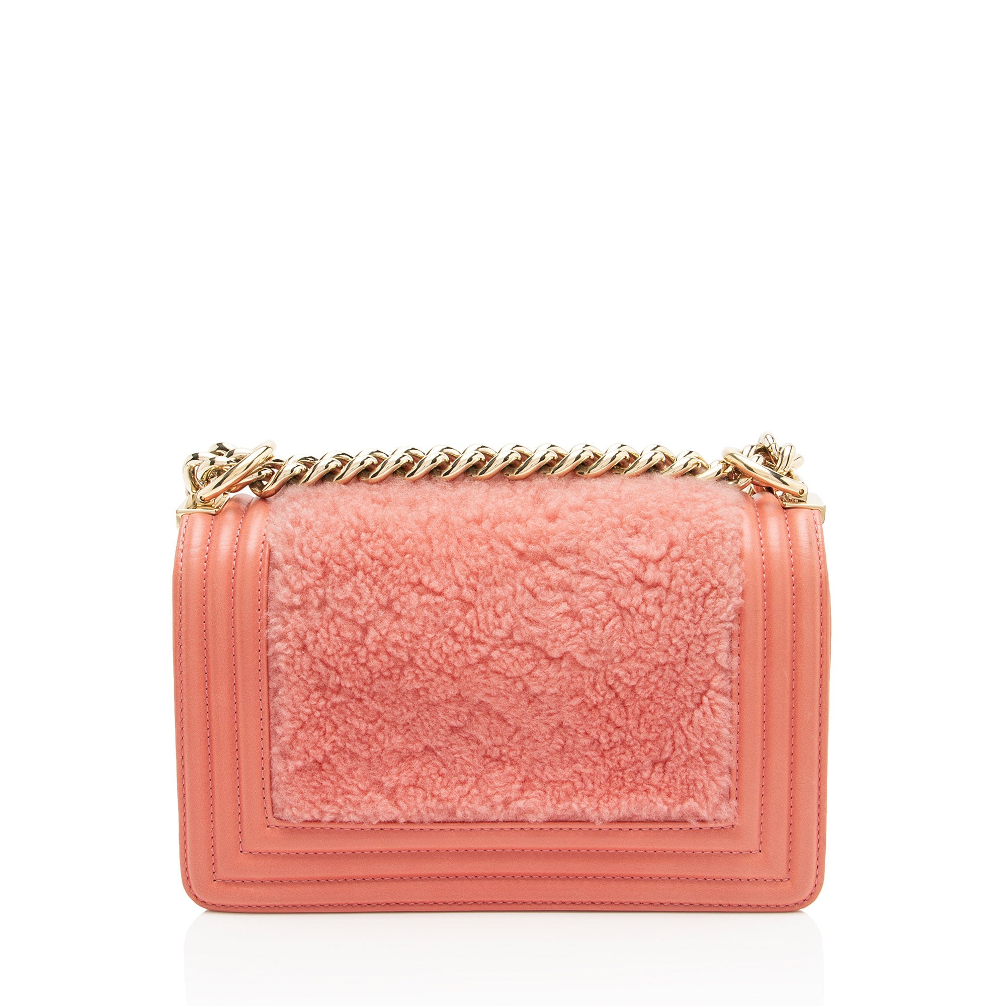 Chanel Shearling Calfskin Small Boy Bag