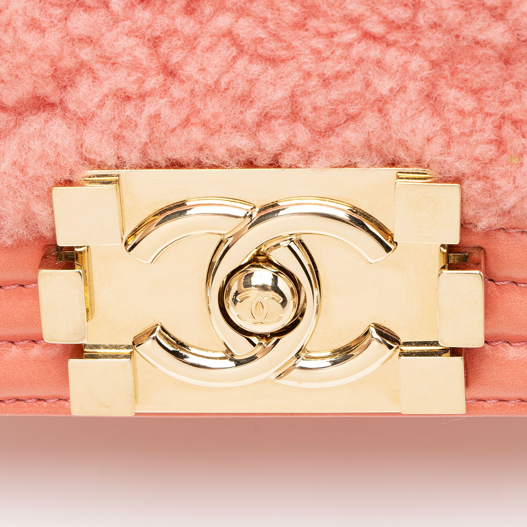 Chanel Shearling Calfskin Small Boy Bag