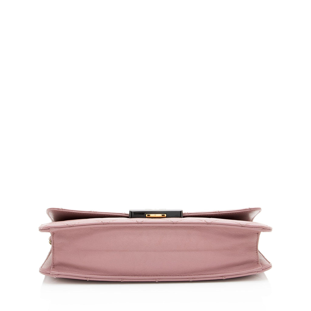 Chanel Sheepskin Beauty Lock Medium Flap Bag