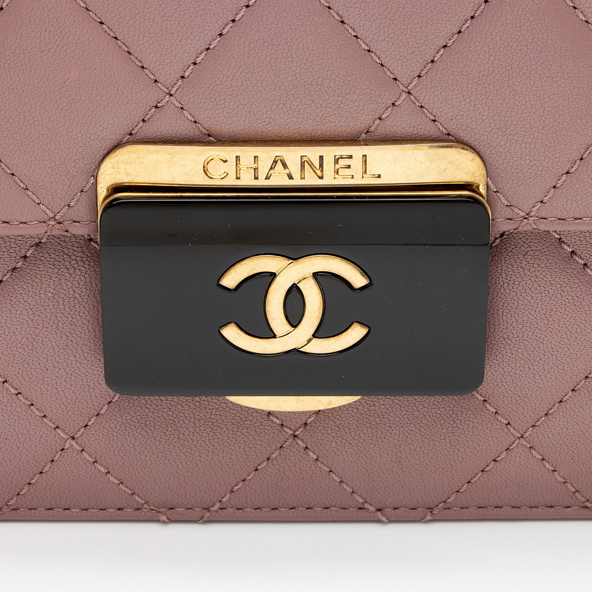 Chanel Sheepskin Beauty Lock Medium Flap Bag