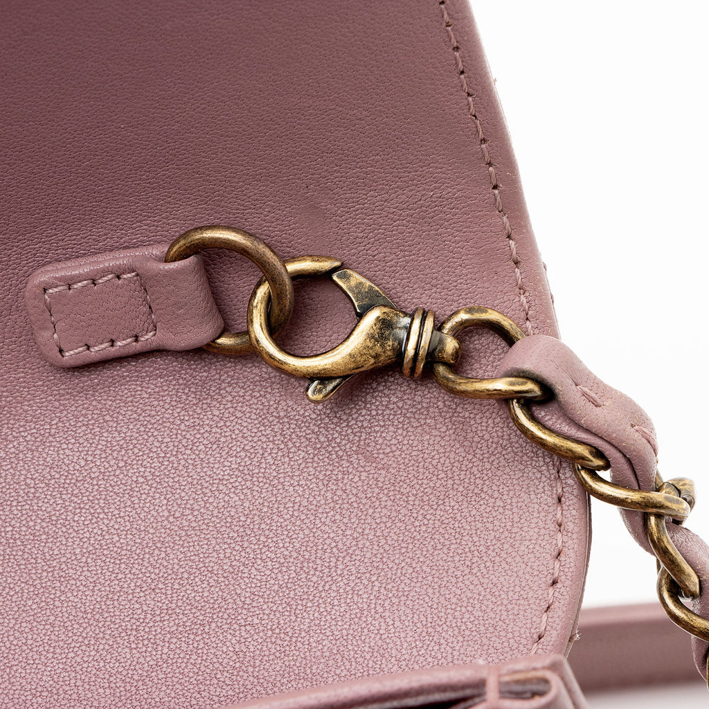 Chanel Sheepskin Beauty Lock Medium Flap Bag