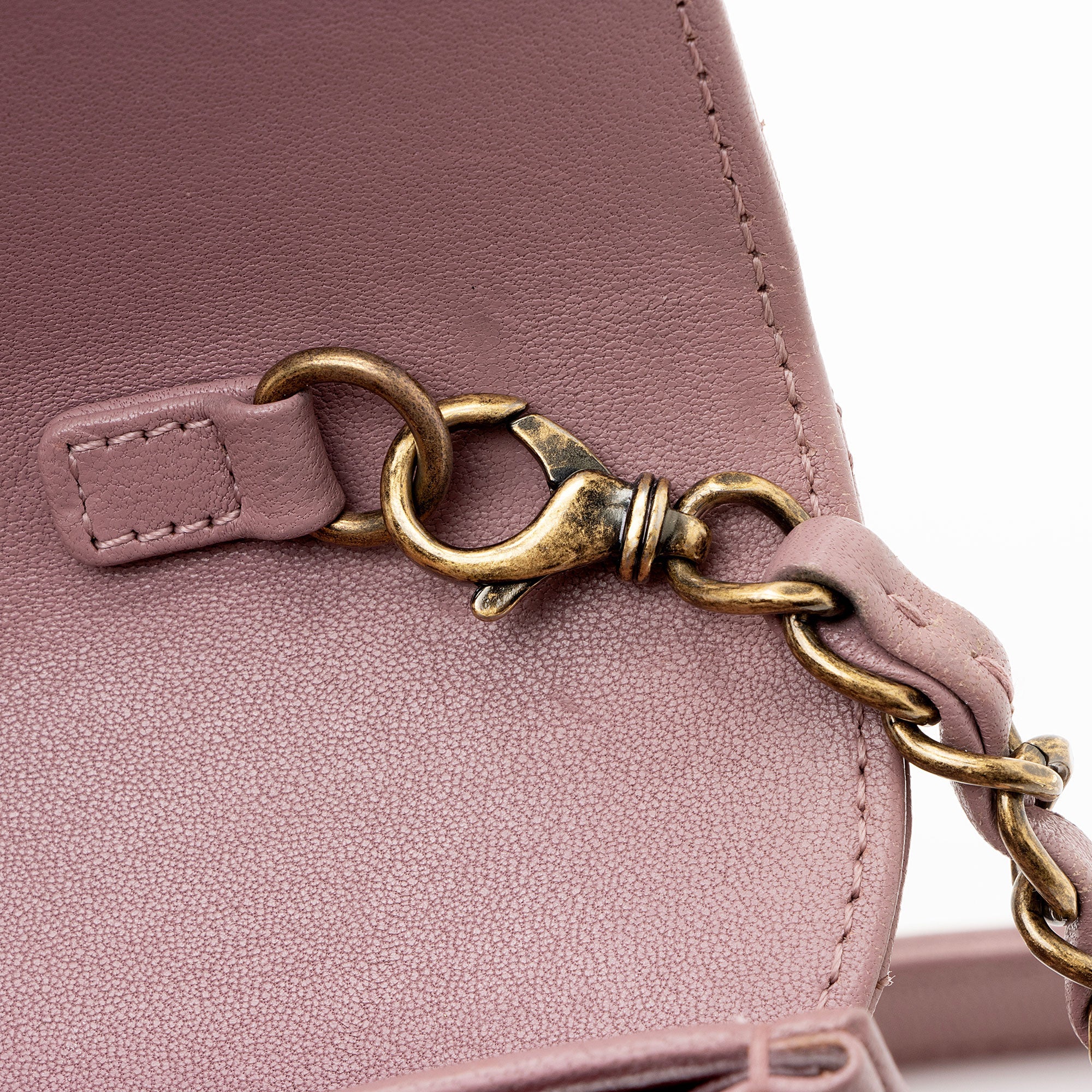 Chanel Sheepskin Beauty Lock Medium Flap Bag