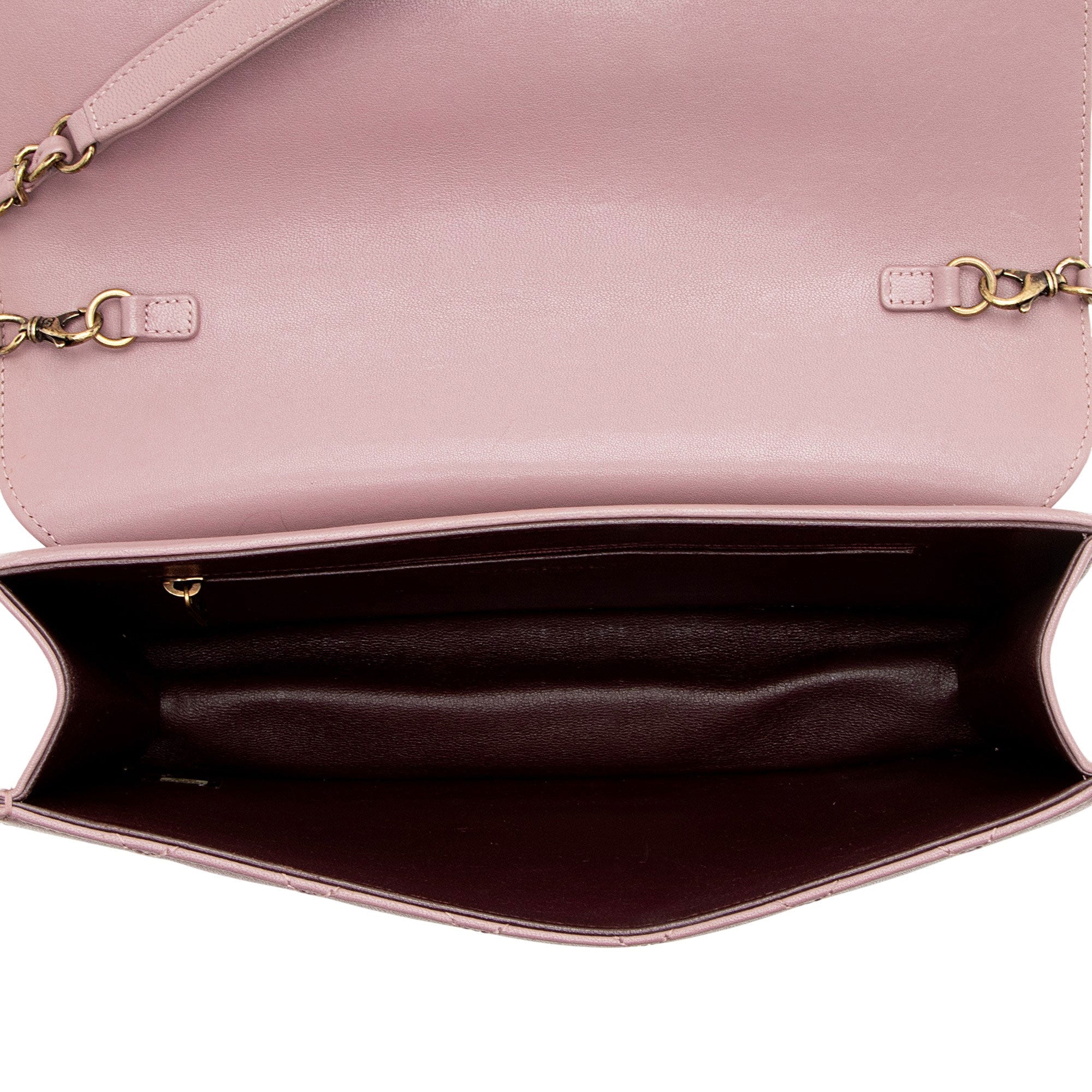 Chanel Sheepskin Beauty Lock Medium Flap Bag