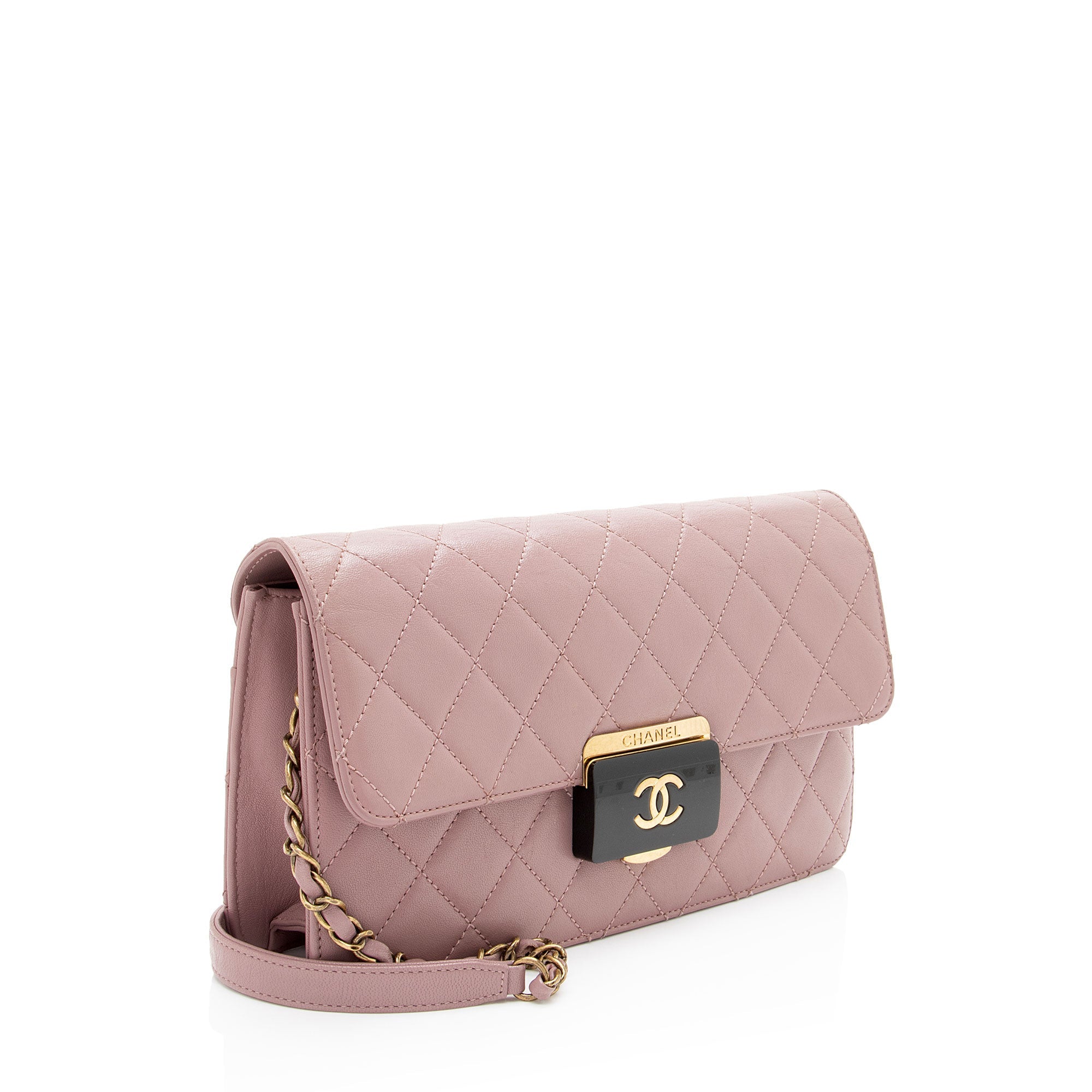 Chanel Sheepskin Beauty Lock Medium Flap Bag